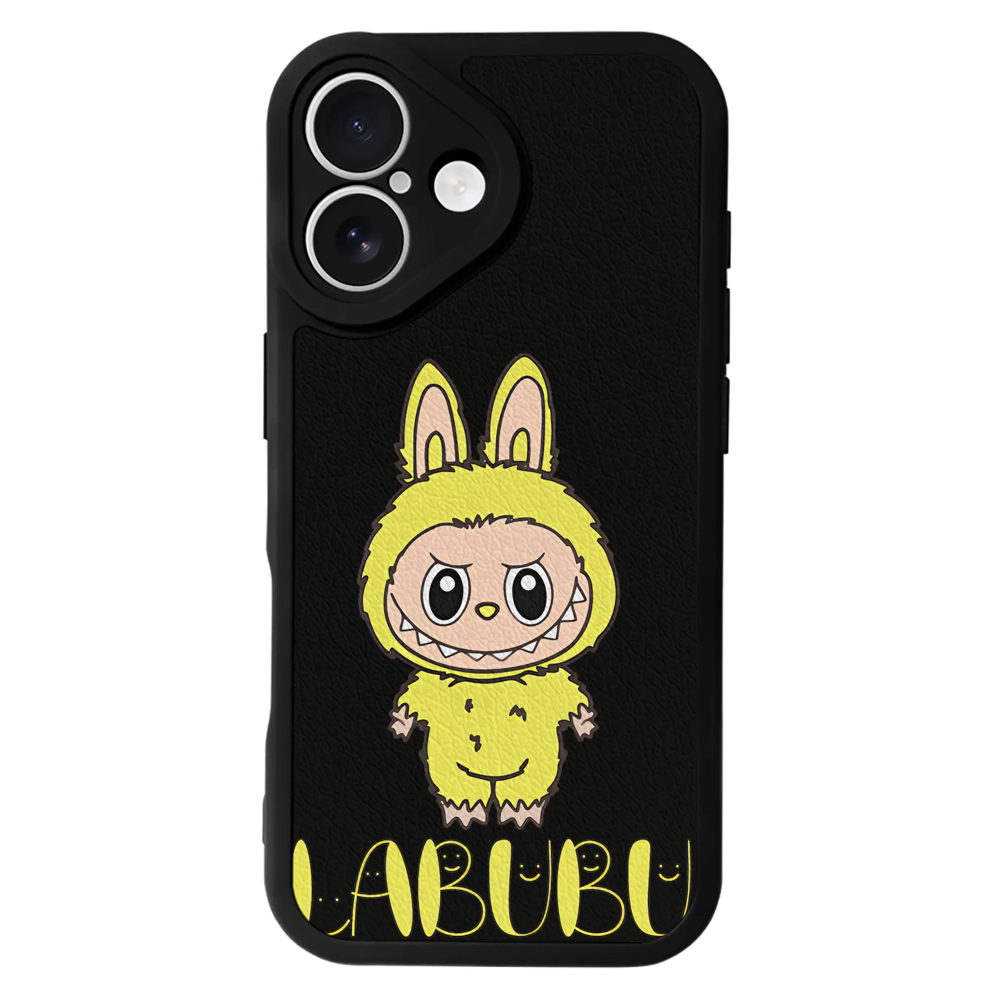 ラブブ グッズ ラブブ - IPhone 16シリーズ対応 ・ シリコンスマホケース ・ レザー調 ・ 高精度フィット ・ 耐衝撃 ・ ワイヤレス充電対応 ・ 精密カット